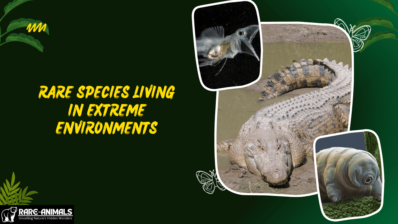 Rare Species Living in Extreme Environments