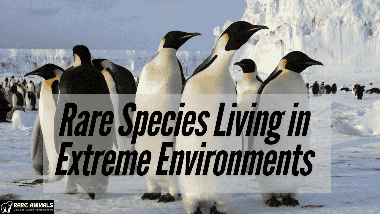 Rare Species Living in Extreme Environments