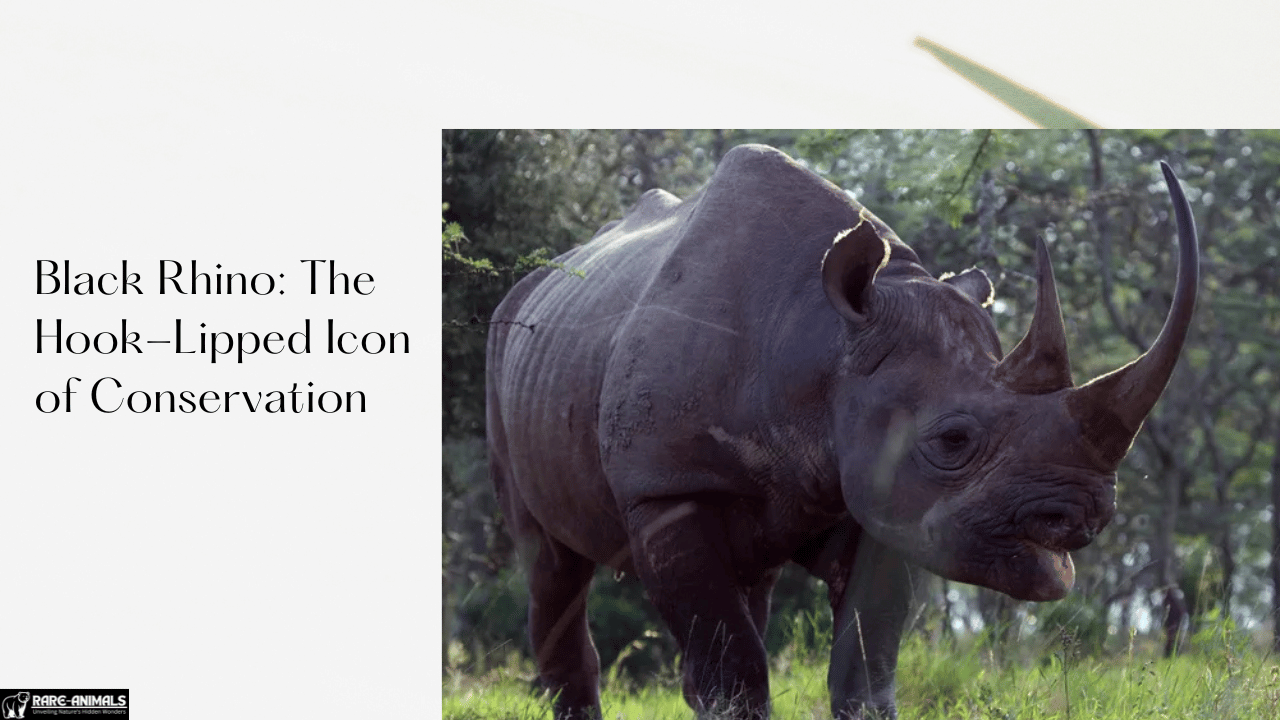 Black Rhino The Hook-Lipped Icon of Conservation