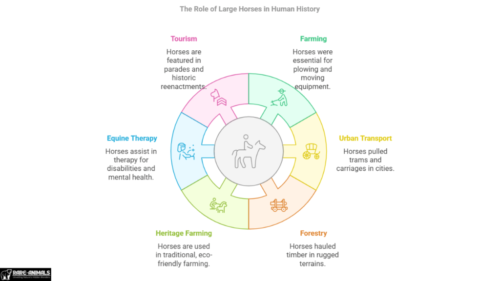 The Role of Large Horses in Human History

